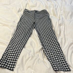 Checkered Forever 21 straight dress pants